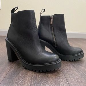 Dr. Marten’s Magdalena Women’s Leather Heeled Chelsea Boots